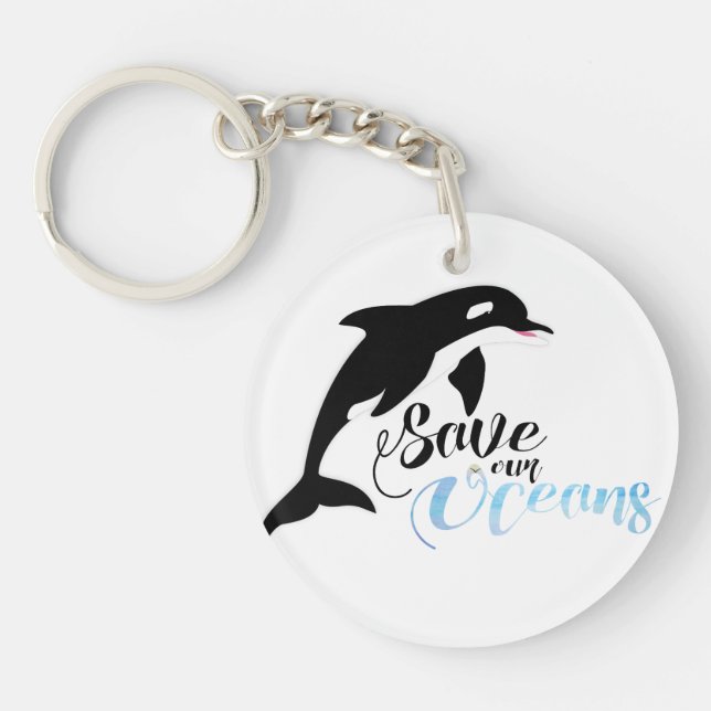 Save our Oceans Keychain (Front)