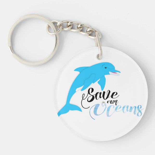 Save our Oceans Keychain (Front)