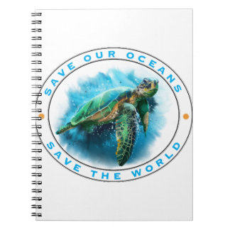Save Our Oceans  - Sea Turtle Notebook