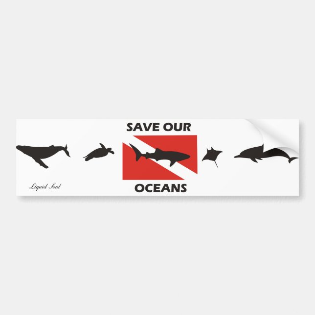 Save Our Oceans - Sticker (Front)