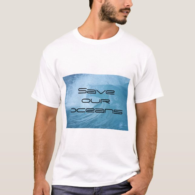 Save Our Oceans T-Shirt – Surf & Climate Change  (Front)