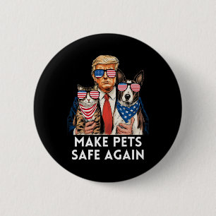 Save Our Pets Vote For Trump Trump Vance Election Button