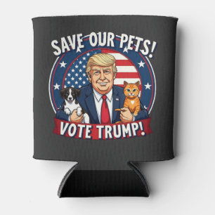 Save our Pets Vote Trump Pets For Trump Can Cooler