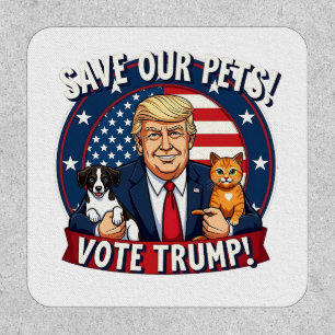 Save our Pets Vote Trump Pets For Trump Patch