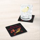 Save Our Planet Butterfly Flowers Coasters (Insitu)