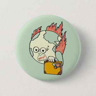 Save Our Planet - Earth Day Button