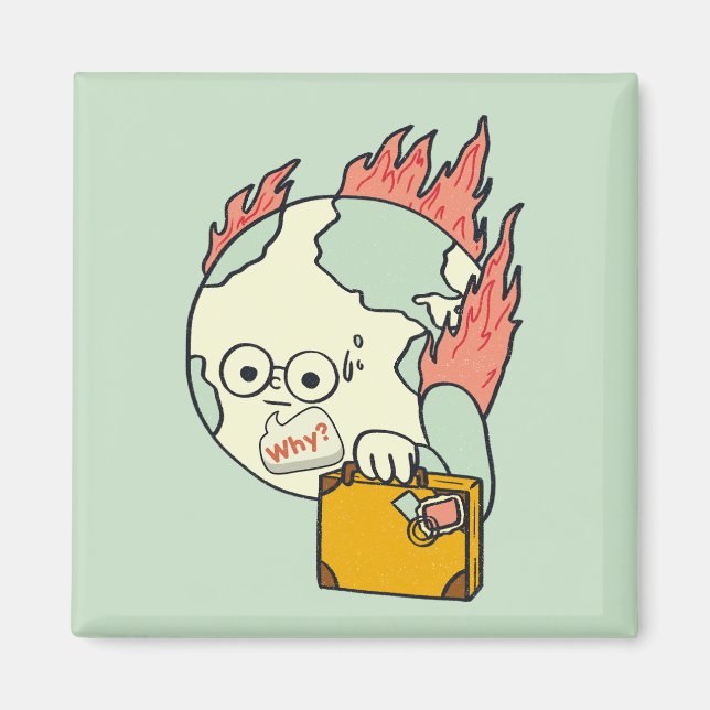 Save Our Planet - Earth Day Magnet (Front)