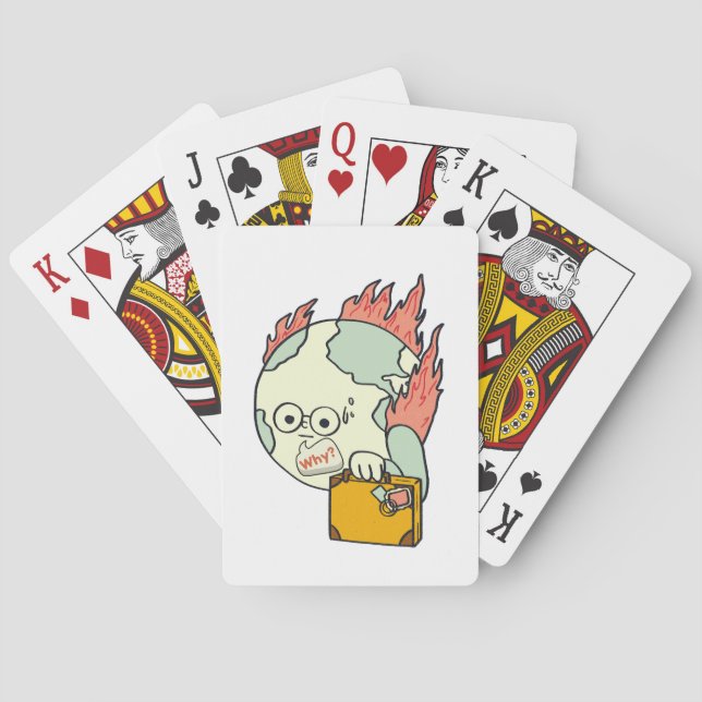 Save Our Planet - Earth Day Poker Cards (Back)