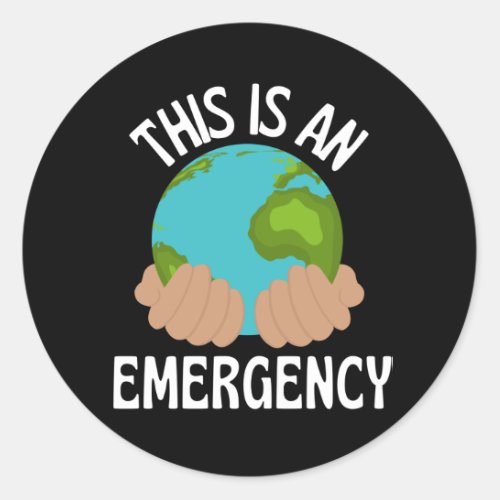 Save Our Planet Extinction Rebellion Climate Care Classic Round Sticker