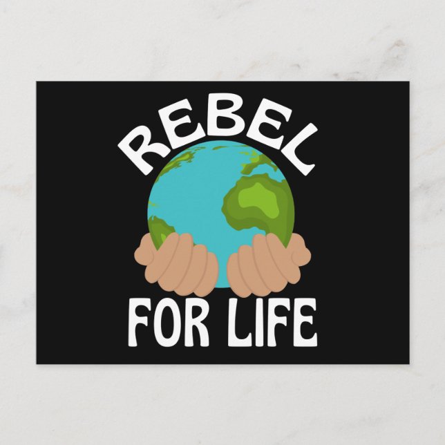 Save Our Planet Extinction Rebellion Climate Care Postcard (Front)