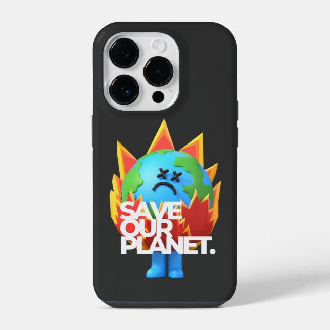 Save Our Planet Iphone Case (Back)