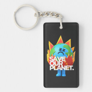 Save Our Planet Keychain