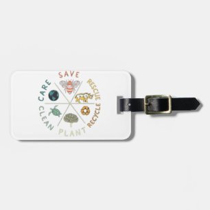 🌎💚 Save Our Planet 🌿 Luggage Tag