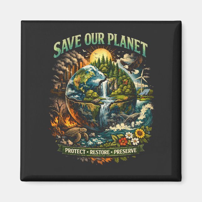Save Our Planet Magnet (Front)