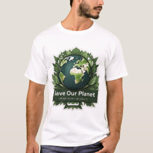 Save Our Planet – Nature-Inspired Eco-Friendly Des T-Shirt