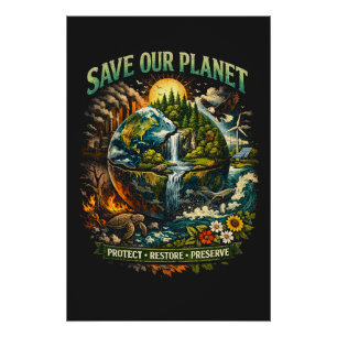 Save Our Planet Poster