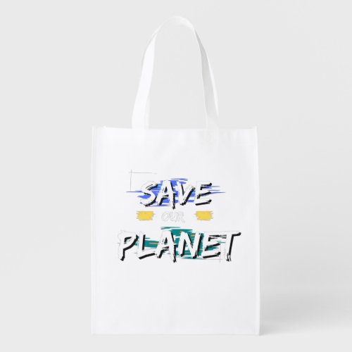 Save our Planet Reusable Grocery Bags