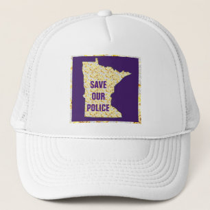 SAVE OUR POLICE TRUCKER HAT