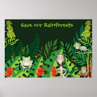 Save The Rainforest Posters, Save The Rainforest Prints, Art Prints ...