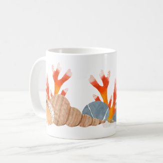 Save Our Reefs Colorful Conservation Art Mug
