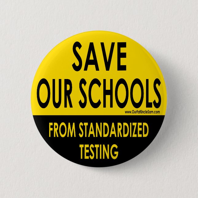 Save Our Schools Button (Front)