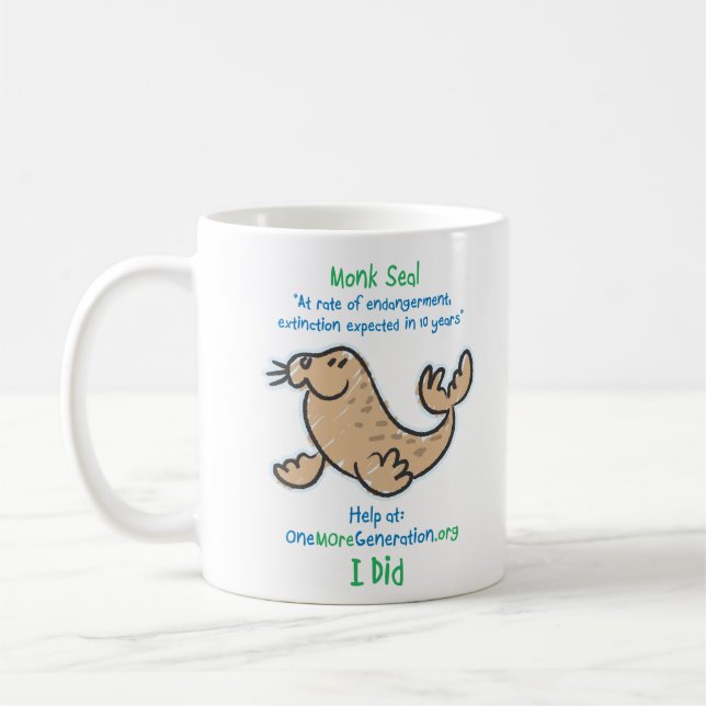 Save our Seals Coffee Mug (Left)