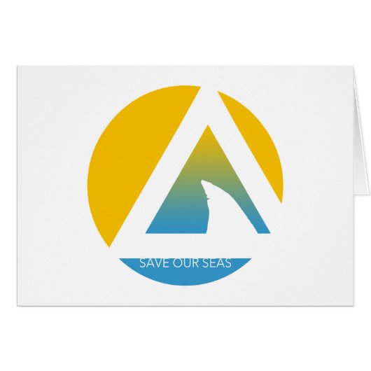 save our seas tricircles cards (Front Horizontal)