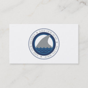 save our sharks business card