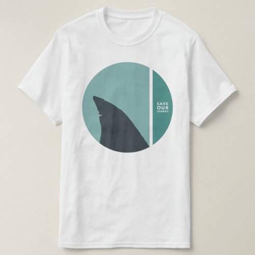 save our sharks circles T_Shirt