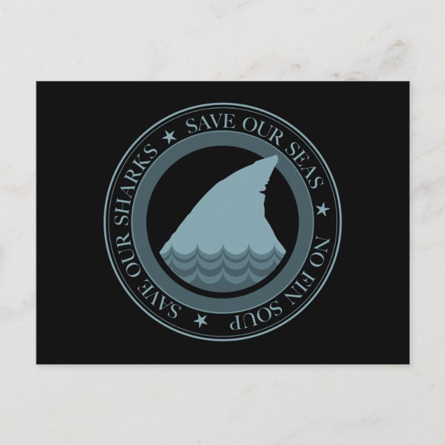 save our sharks postcard (Front)