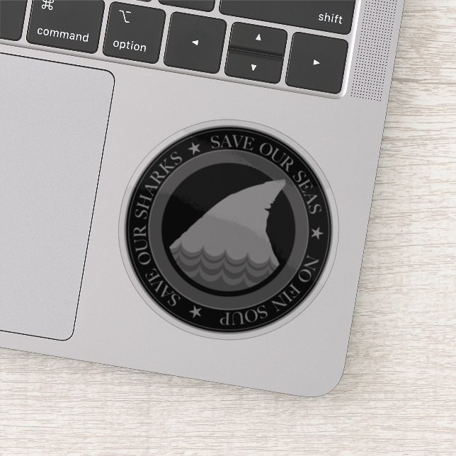 save our sharks sticker (Detail)