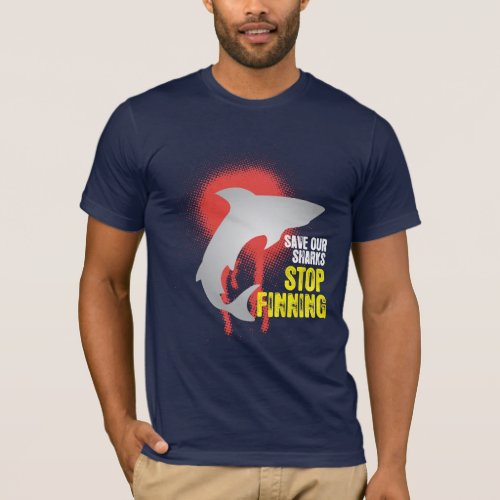 Save Our Sharks Stop Finning T_shirt