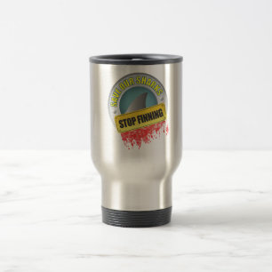Save Our Sharks Stop Finning Travel Mug