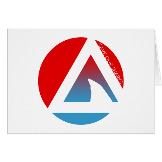 save our sharks tricircles cards (Front Horizontal)