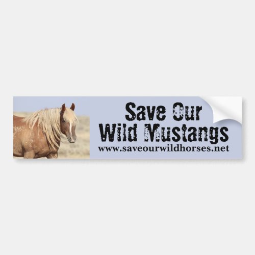 Save Our Wild Horses Bumper Sticker