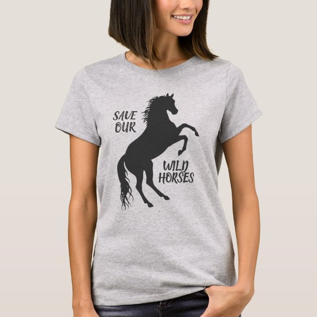 Save Our Wild Horses T-Shirt (Front)