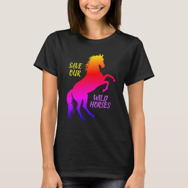 Save Our Wild Horses T-Shirt (Front)