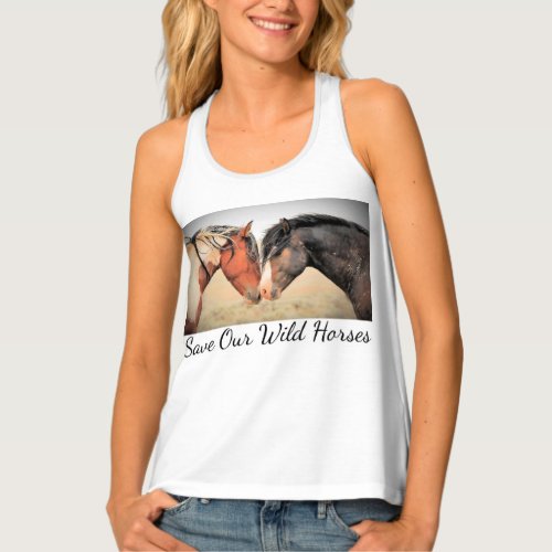 Save Our Wild Horses Tank Top