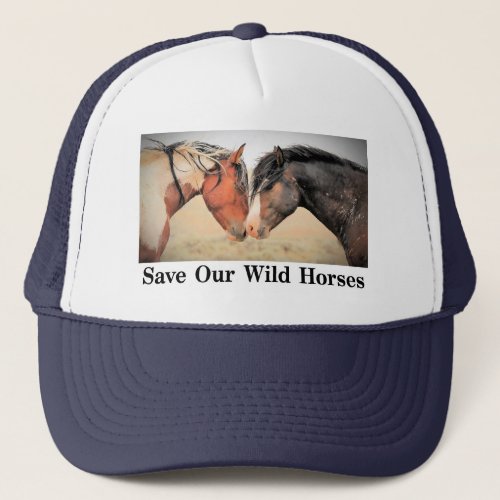Save Our Wild Horses Trucker Hat