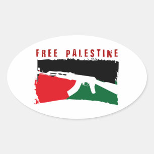 Save Palestine Oval Sticker