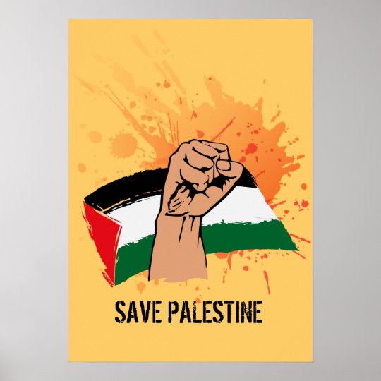 Save Palestine Poster | Zazzle.com