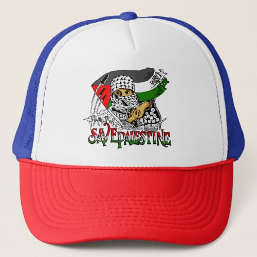 Save Palestine Trucker Hat