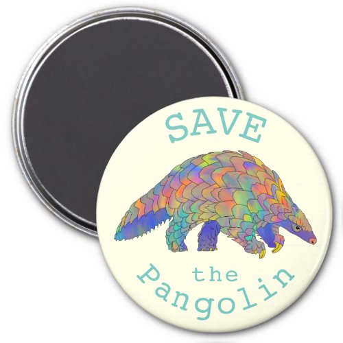 Save Pangolins Endangered Animal Rights Activism  Magnet