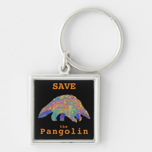 Save Pangolins Keychain