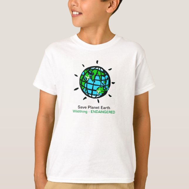 Save Planet Earth - Wildthing - Conservation - T-Shirt (Front)