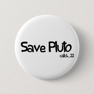 Save Pluto Badge Button