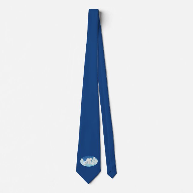 Save Polar Bears   Neck Tie (Front)