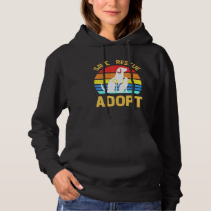 Save Rescue Adopt Pro Pet Adoption Hoodie