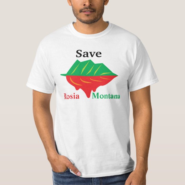 Save Rosia Monatana Front T-Shirt (Front)