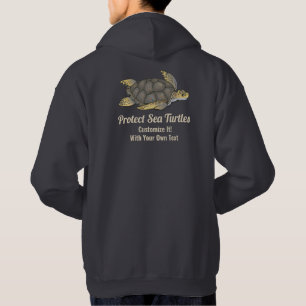 Save Sea Turtles Ocean Wildlife Habitats Climate Hoodie